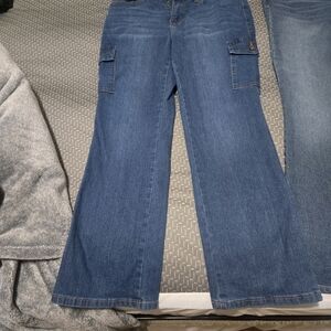 Women's Straight Leg Blue Jeans